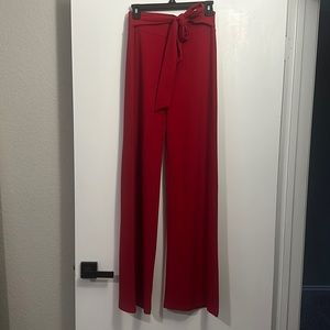 Size medium flare pants in red